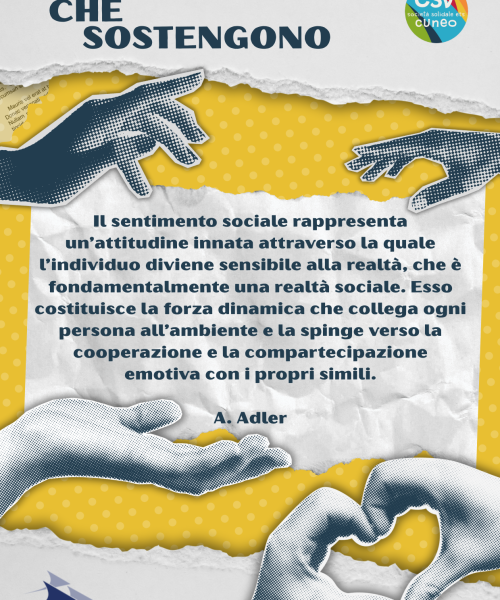 Volantino Mani Che Sostengono